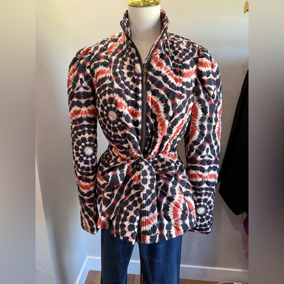 Marie Oliver Peplum Puffer Jacket - Picture 2 of 8